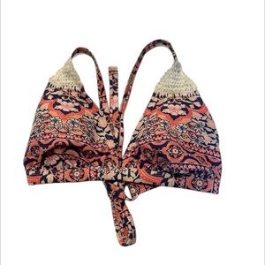 Xhilaration pink lace swimsuit bikini top size D/DD XL